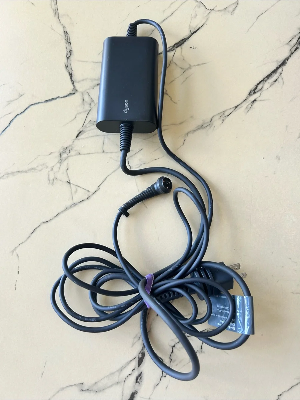Magnetic charging cable, dock & velvet pouch for Dyson Corrale straightener